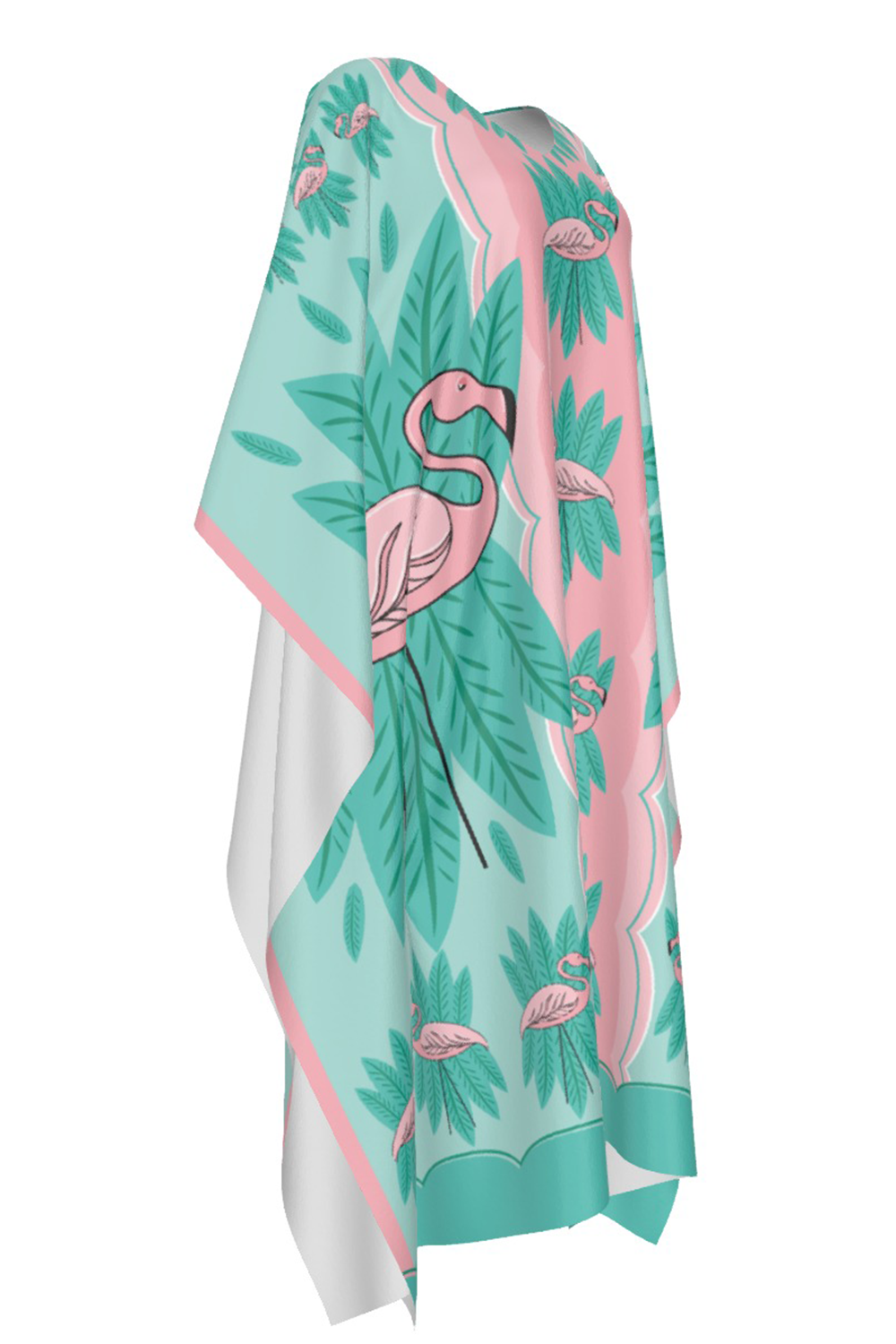 Pink Flamingos Caftan PRE ORDER The Oblong Box Shop