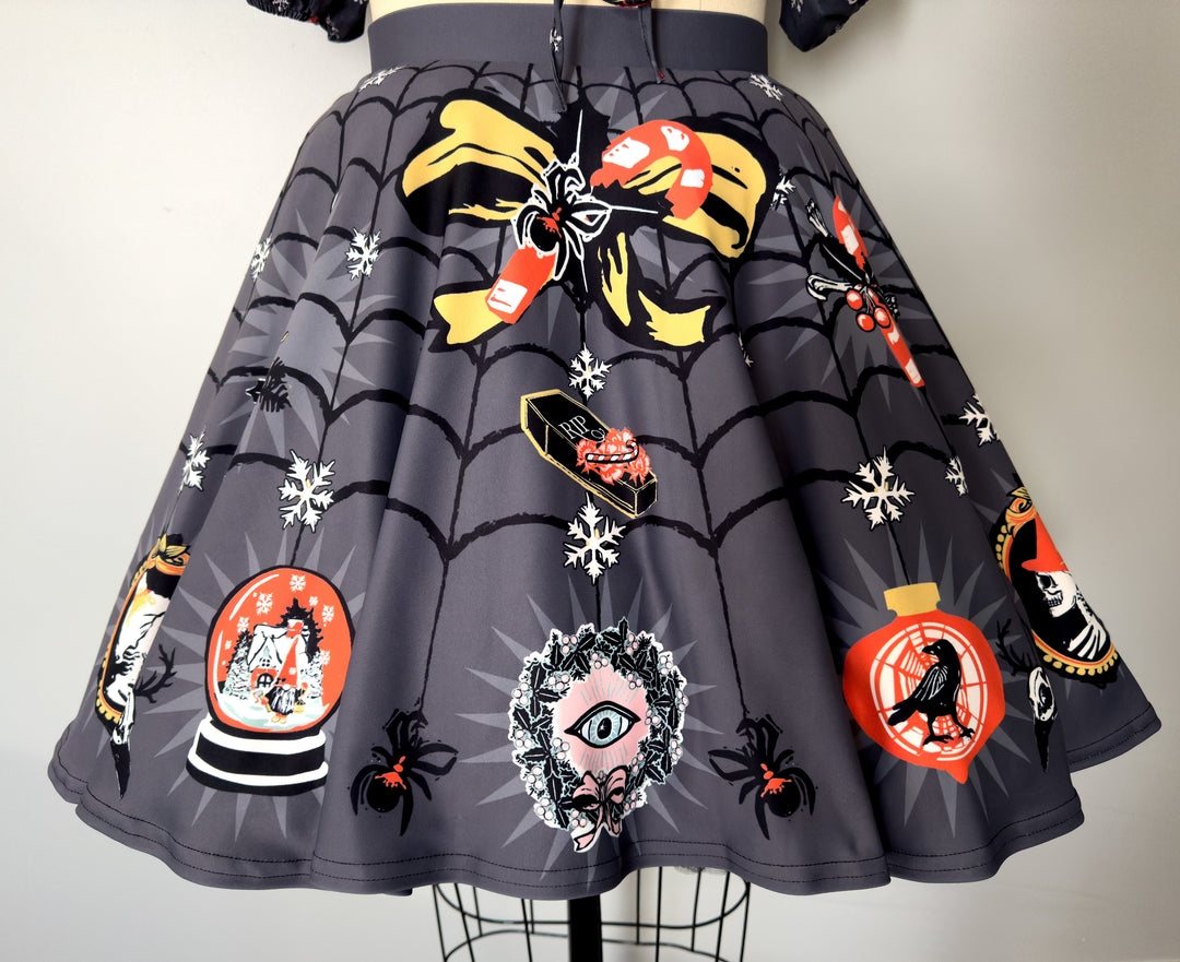 Victorian Holiday Skater Skirt