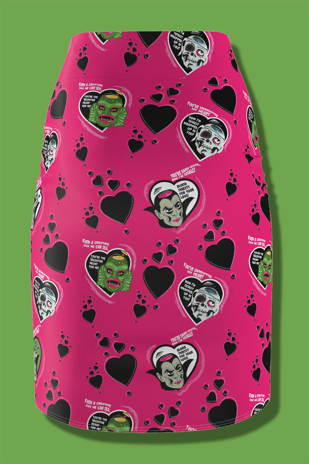 Monster Love Pencil Skirt