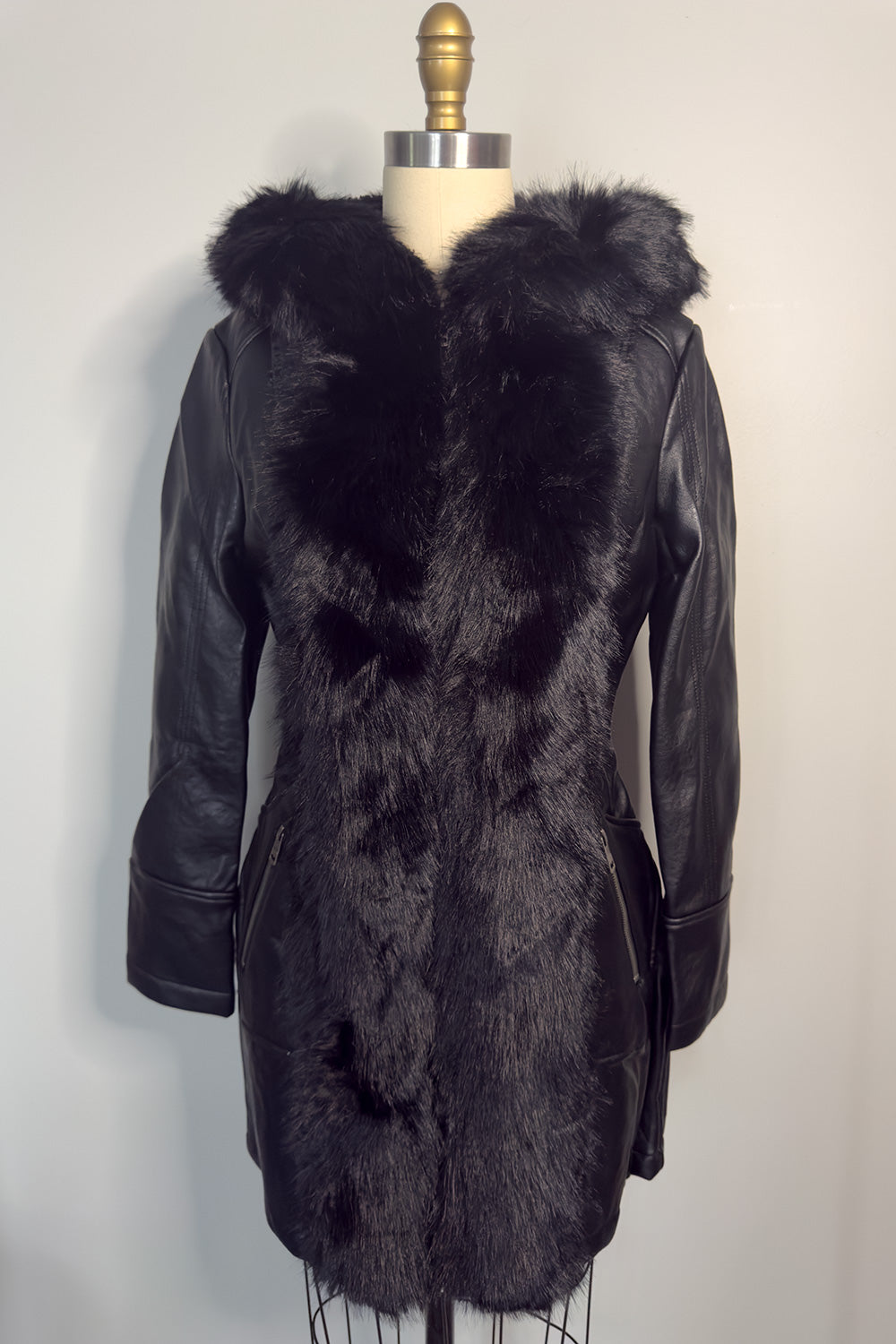 Snow Bunny Faux Fur Jacket with Hood