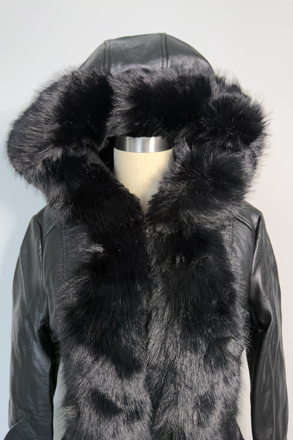 Snow Bunny Faux Fur Jacket with Hood