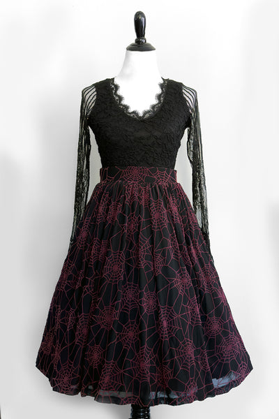 Spiderwebs in the Attic Gathered Skirt