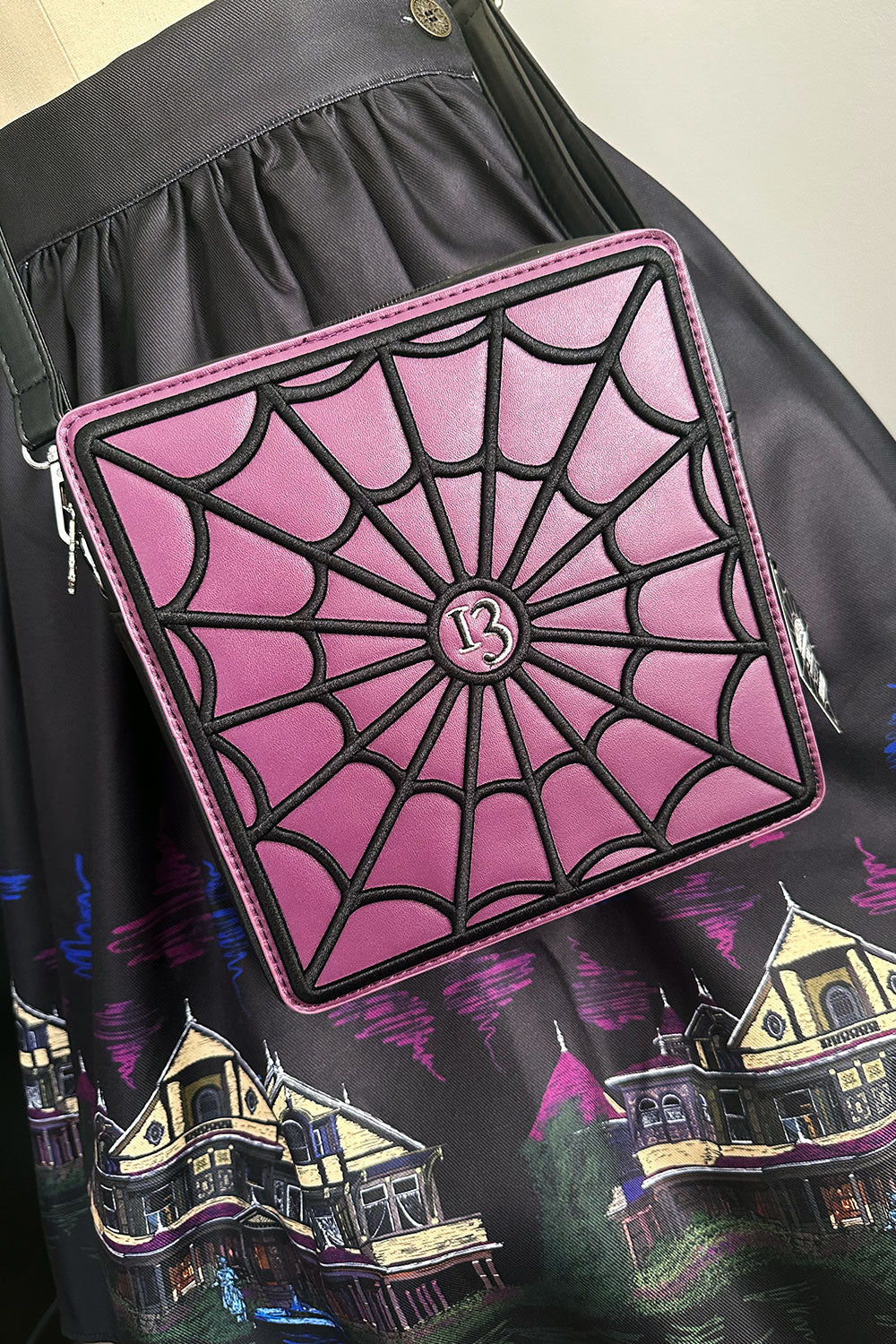 Spiderweb Window Crossbody Purse