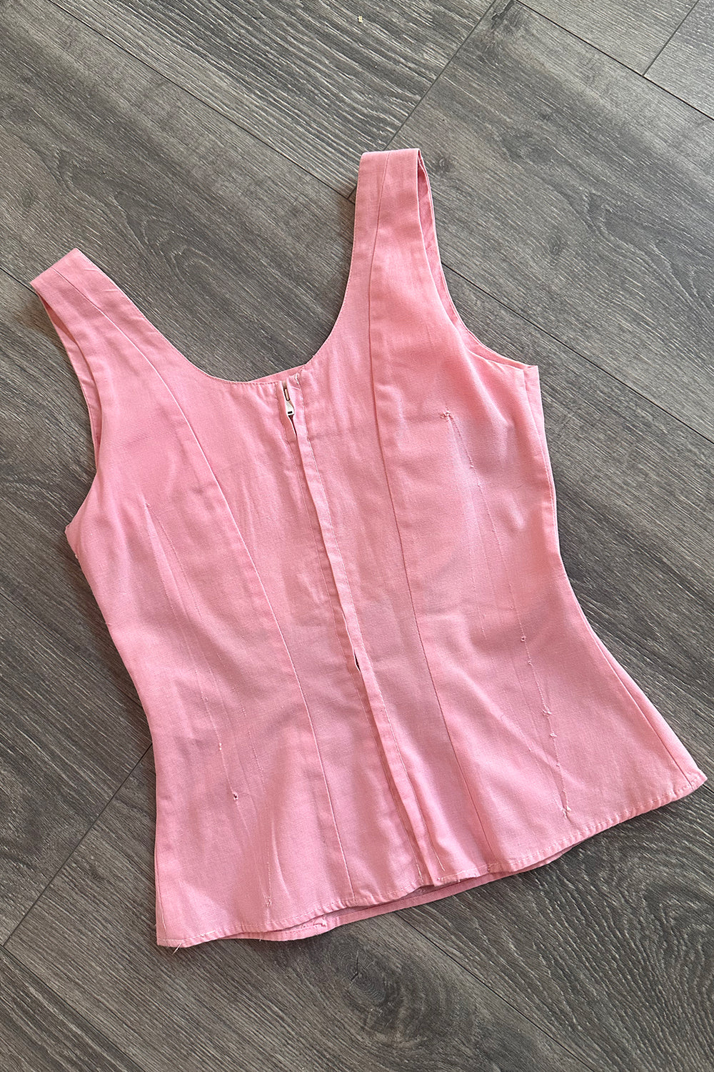 Vintage Pink Sailor Tank Top and Matching Jacket