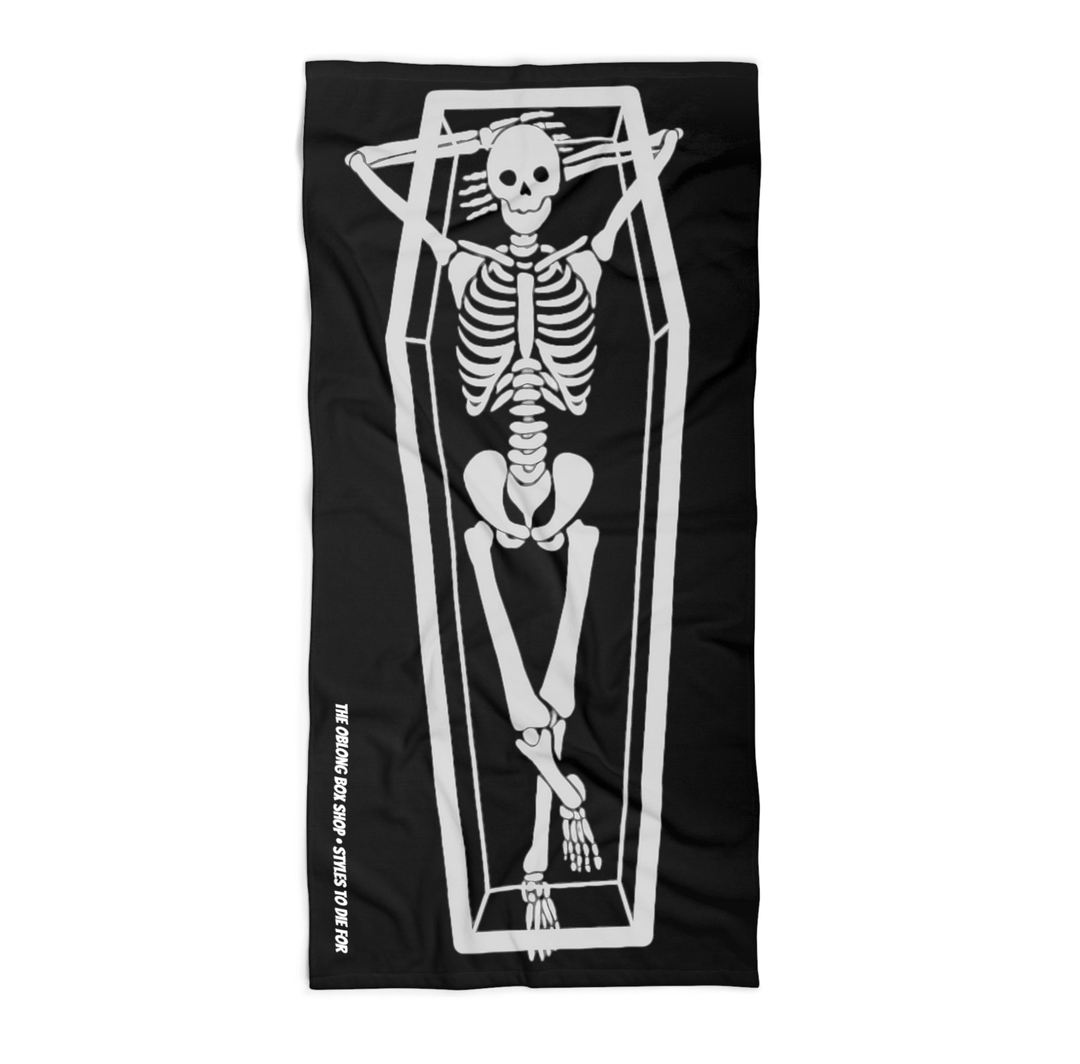 Summer-ween Skeleton Beach Towel