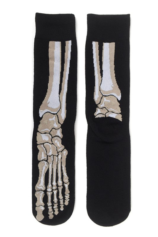 Bag of Bones Skeleton Feet Socks