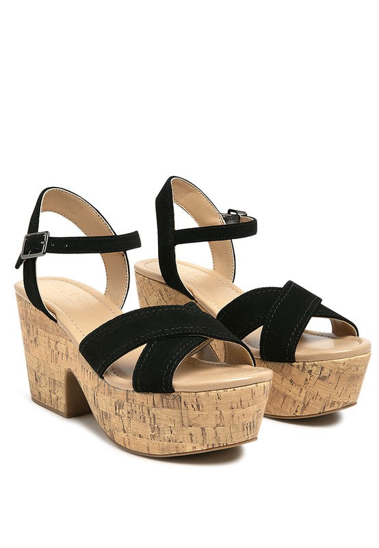 Bamboo Room Platforms in Black or Nude