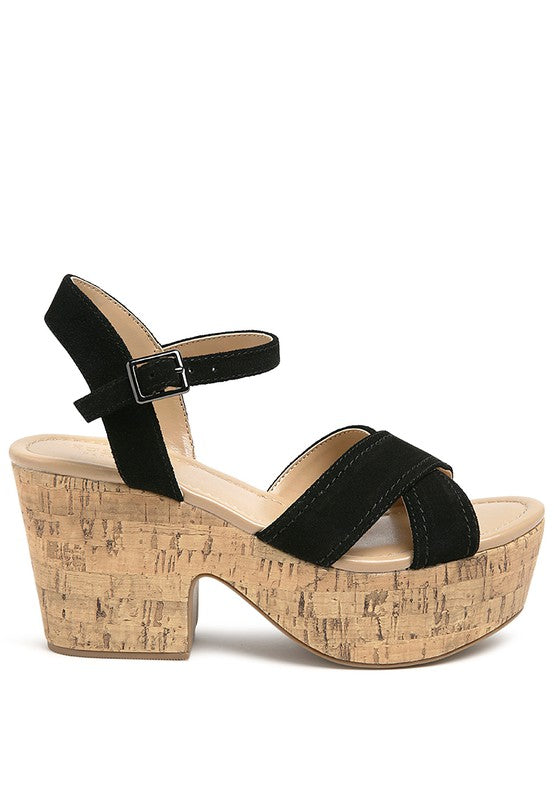 Bamboo Room Platforms in Black or Nude