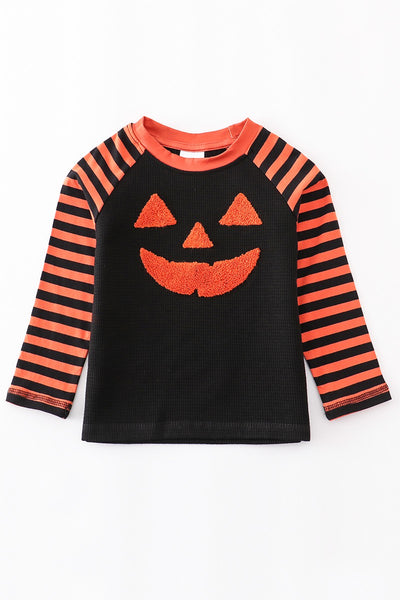 Happy Lil' Pumpkin Toddler Raglan Shirt