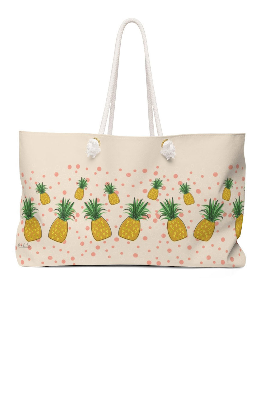Pineapple Smoothie Weekender Bag (1600695435319)