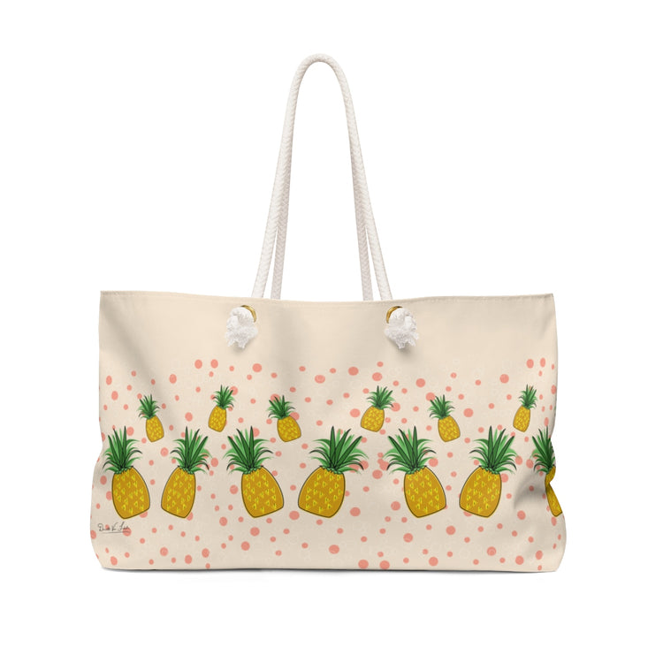 Pineapple Smoothie Weekender Bag (1600695435319)