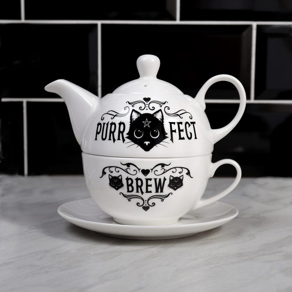 Purrfect Brew Tea Set