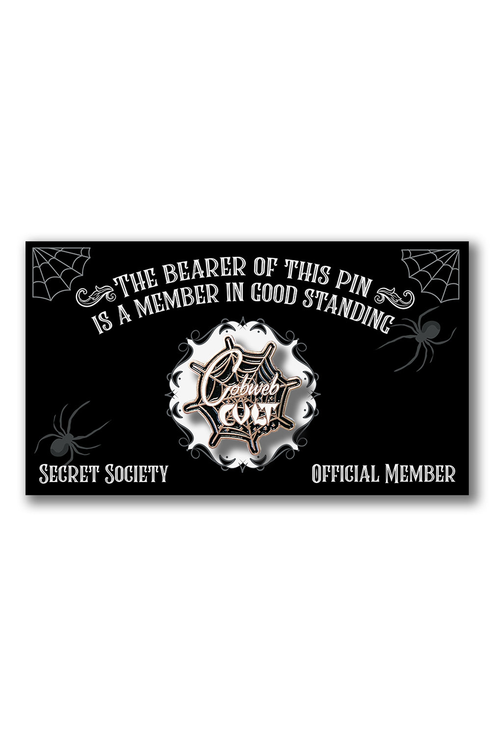 Cobweb CVLT Membership Pin