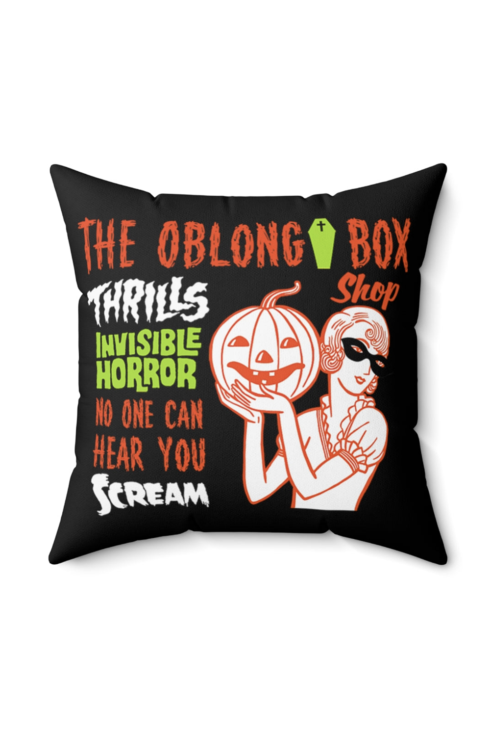 TOBS Invisible Horror Throw Pillow