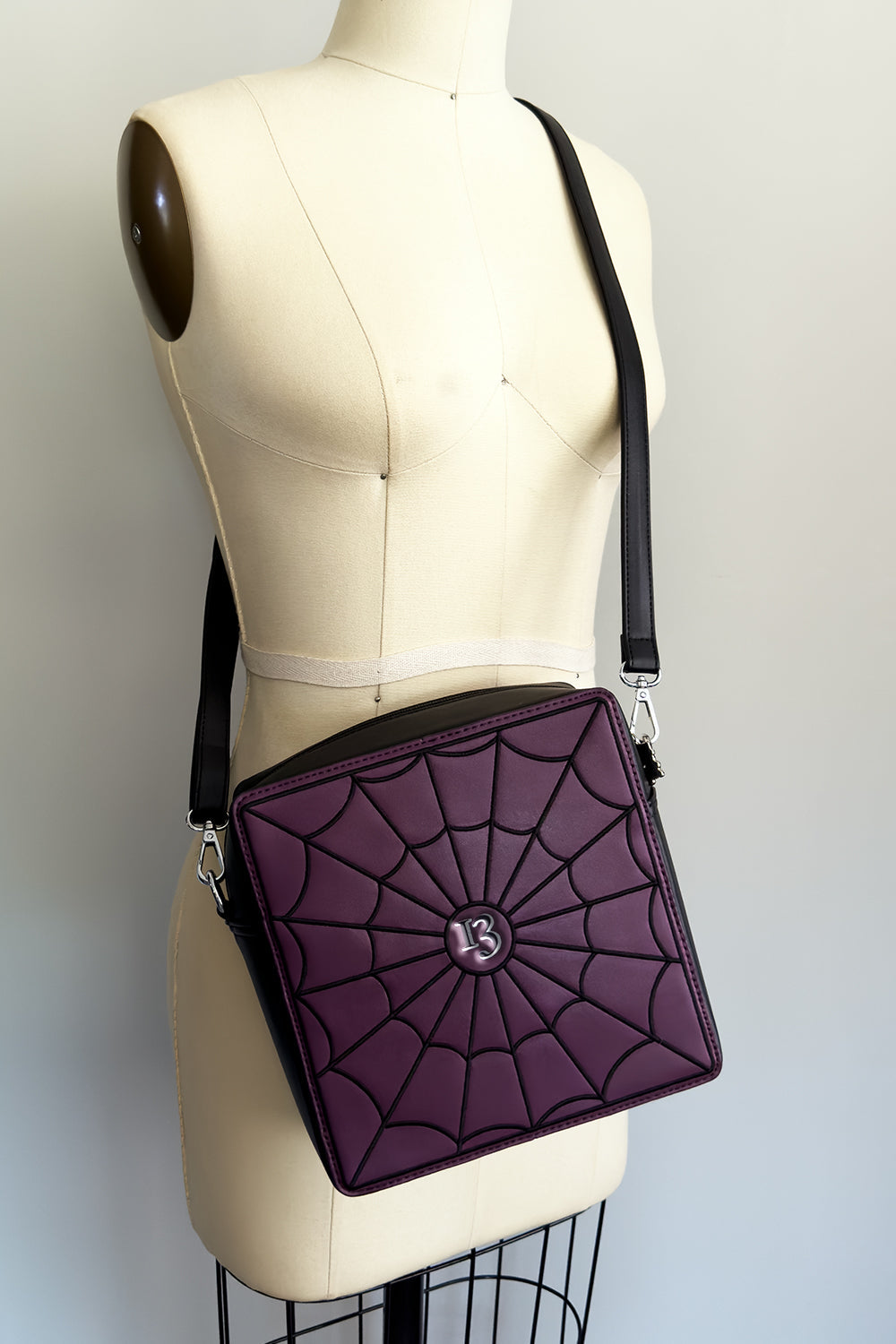 Spiderweb Window Crossbody Purse