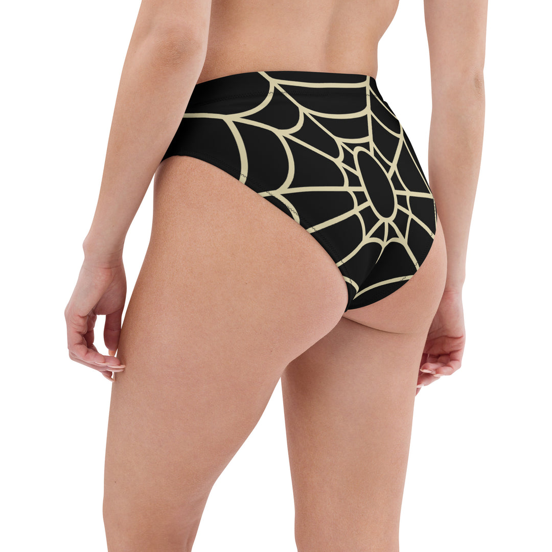 Spiderweb Sweetie high-waisted bikini bottom