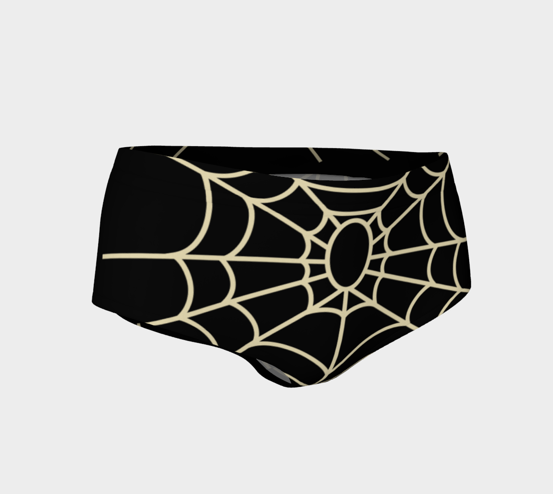 Goth Ghoul Summer Spiderweb Bikini Bottoms