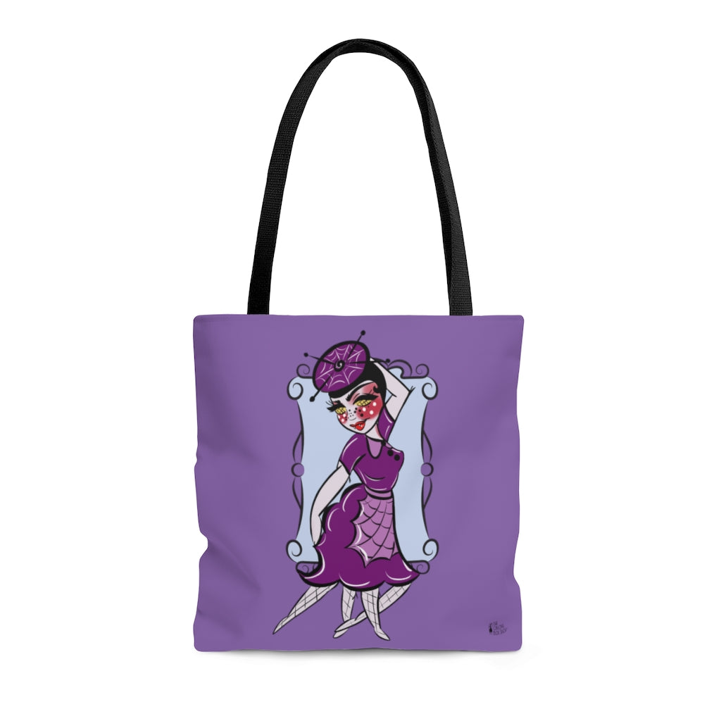 Wendy Web Spider Lady by Coppertop Ink Tote Bag