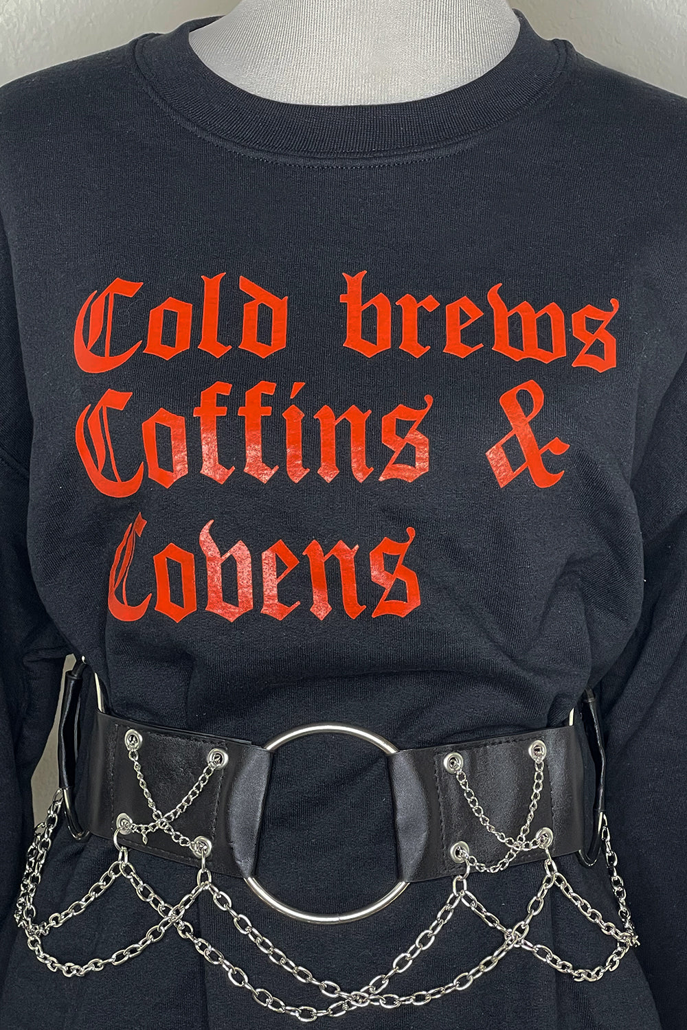 Cold Brews, Coffins & Covens Sweatshirt