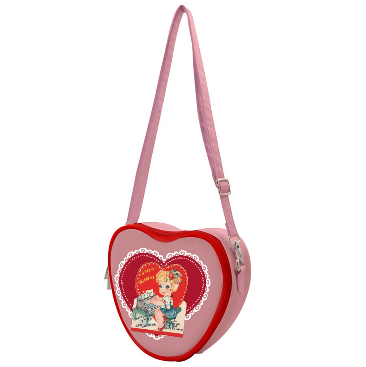 You're Just My Type Heart Purse