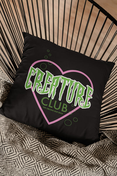 Creature Club Throw Pillow