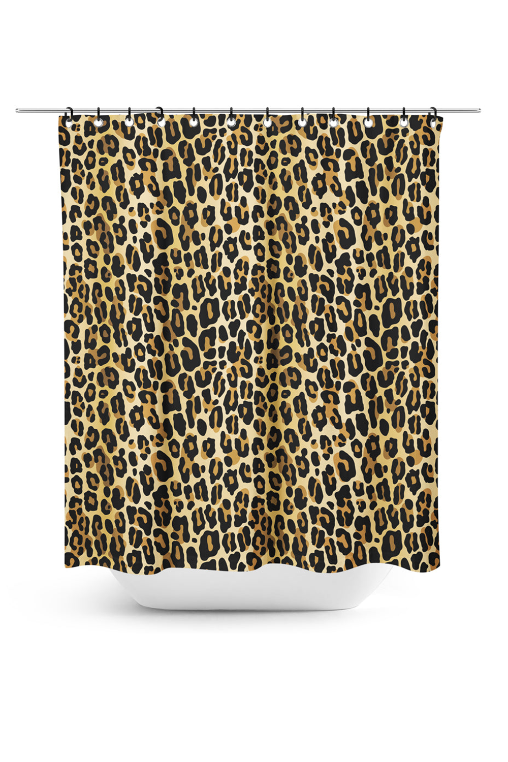 Leopard Print Shower Curtain – The Oblong Box Shop™