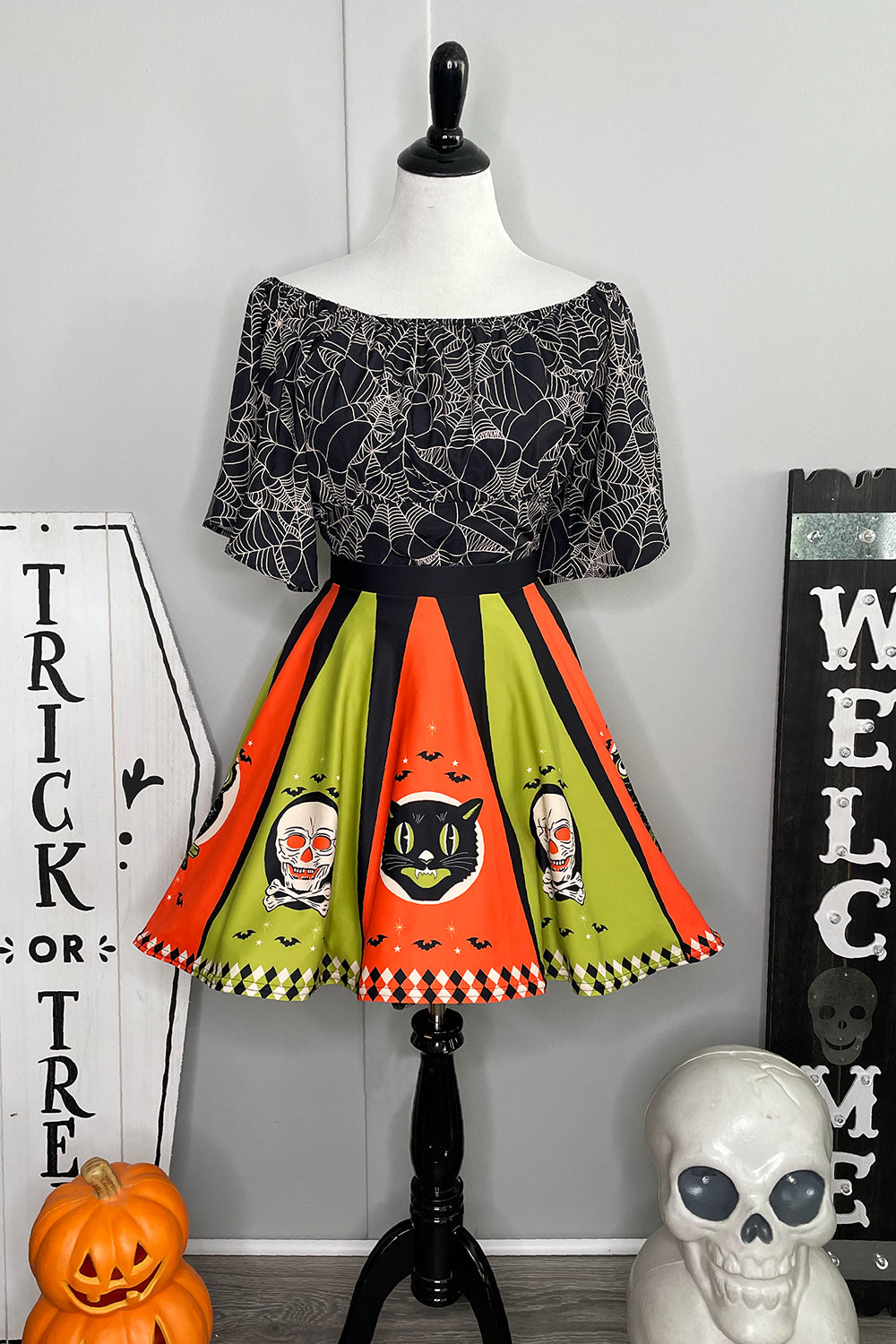 Vintage halloween cheap skirt