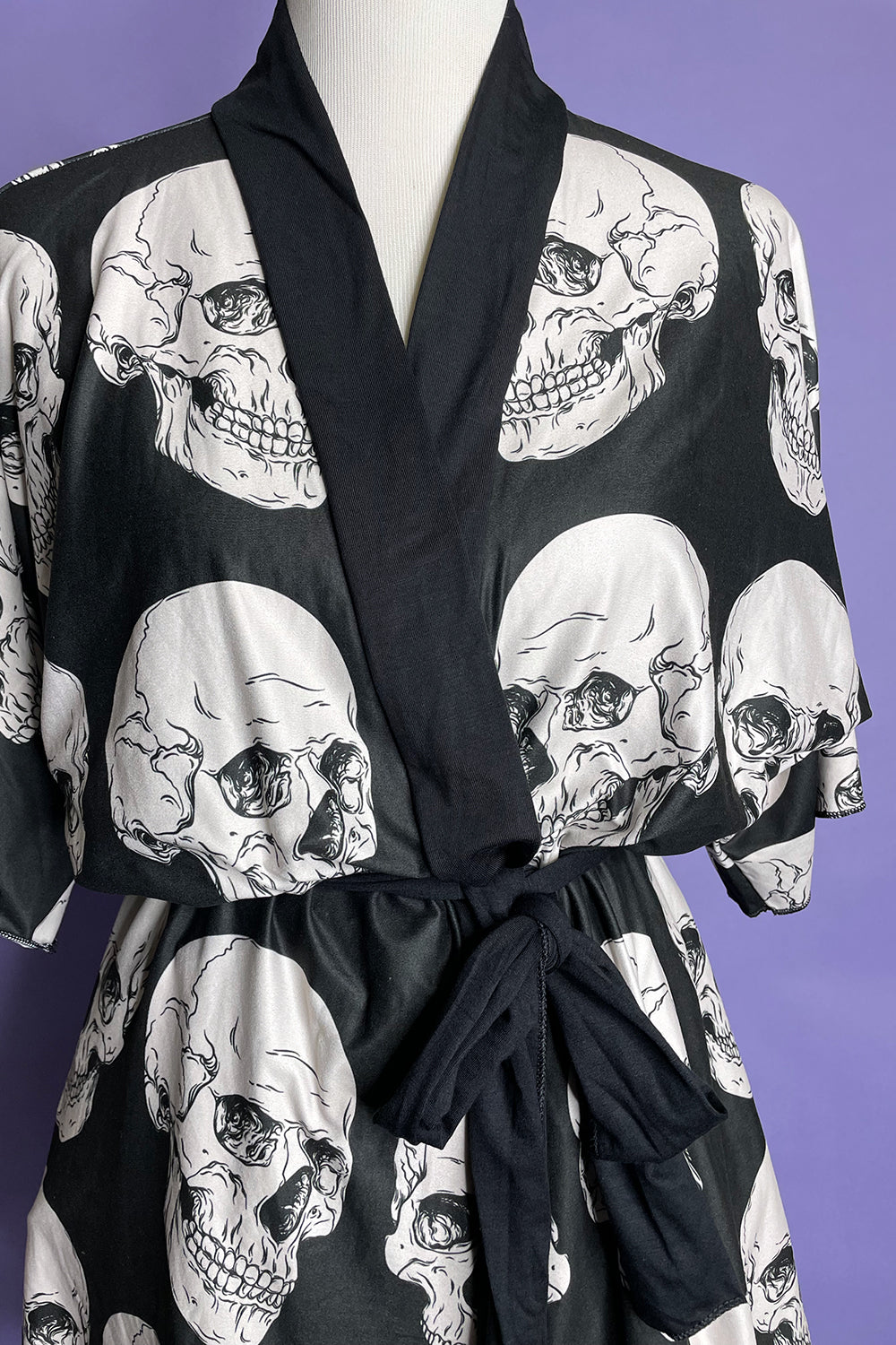 Skull Study Kimono Robe