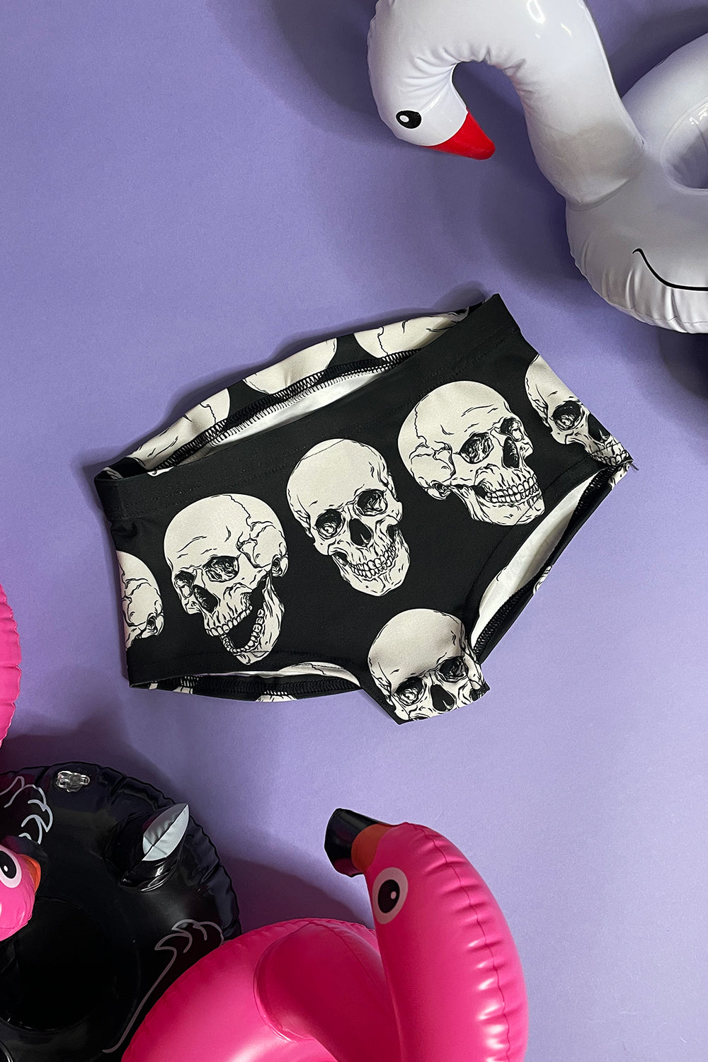 Skull Study Print Bikini Bottoms