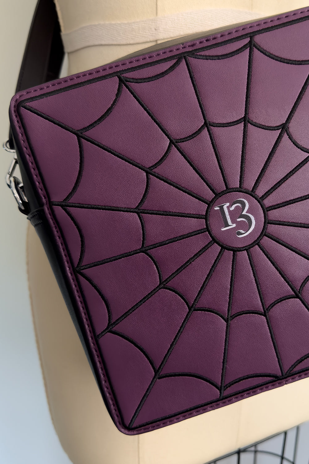 Spiderweb Window Crossbody Purse