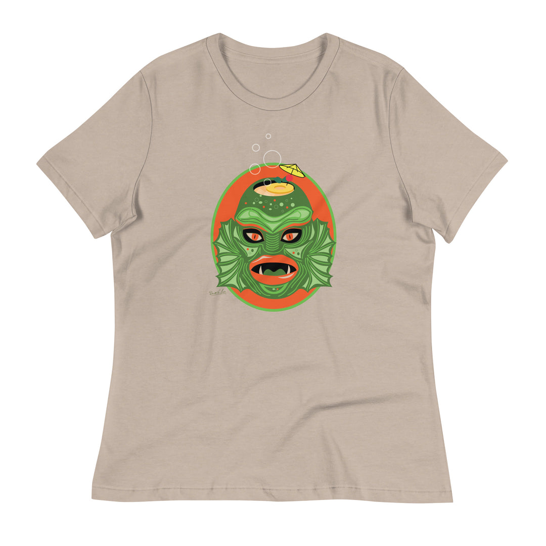 Swamp Creature Tiki Mug Women's Relaxed T-Shirt